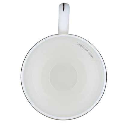 Top view of Colonial Tradewind Sailing Ship Mug Lenox showcasing its elegant design and smooth finish