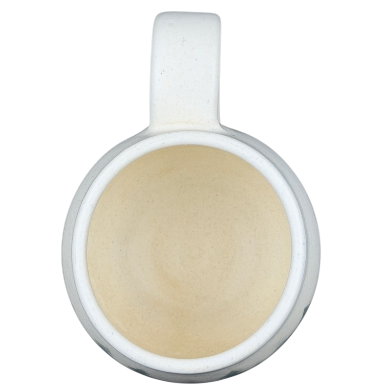 Lindsoe Clayworks trees collectible mug showcasing a smooth interior design with a simple handle