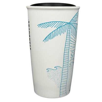 Local Collection San Diego Tumbler Starbucks featuring palm tree design for refreshing beverages