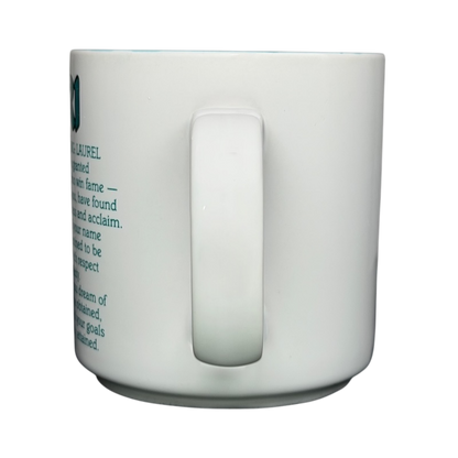 LORI Poetry Name Mug Papel with a unique design featuring inspiring text and a sturdy handle