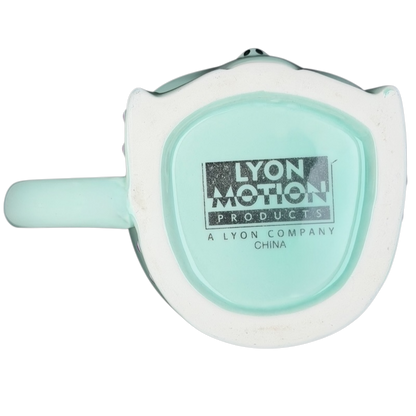 Lyon Motion Products vintage alien mug with a unique design and vibrant color for collectors