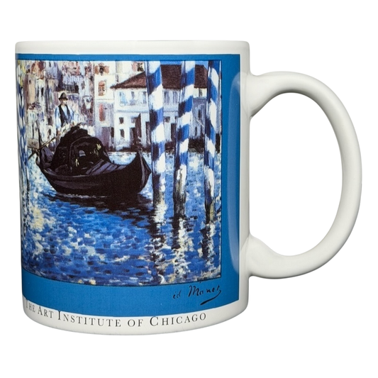 Copco Manet The Grand Canal Venice mug featuring a vibrant painting of Venice's canals