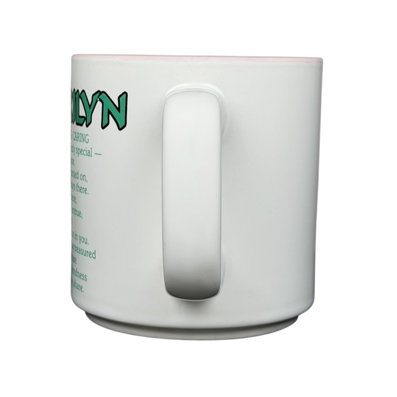 Marilyn poetry mug vintage featuring elegant typography and unique design for poetry lovers