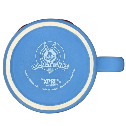 Blue Marvin the Martian 3D mug with Looney Tunes logo and vibrant details