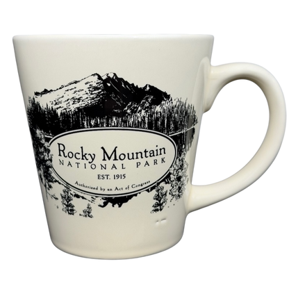 Rocky Mountain National Park Mug McGovern And Company featuring scenic mountain design and established date