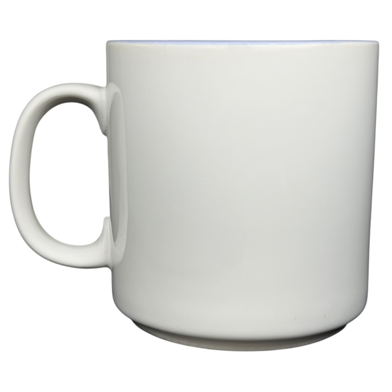 Blank white ceramic mug by Papel, ideal for customizing with the MICHELLE Poetry Name Mug Papel design.