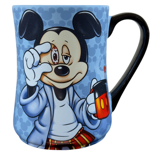 Colorful Disney Mickey Mouse collectible mornings mug featuring a playful design and iconic character