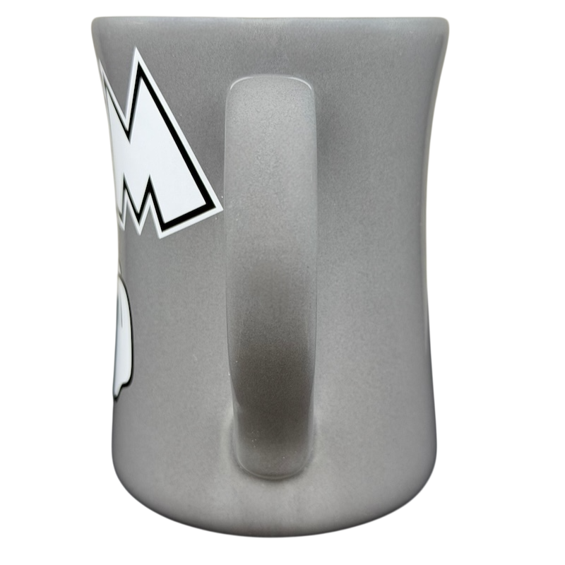 Mickey Mouse MM gray mug featuring a unique design and sturdy handle for everyday use