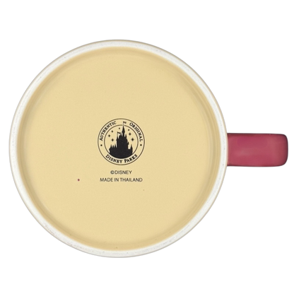 Base view of Disney Mickey Mouse Mornings Aren't Pretty jumbo mug with manufacturer details