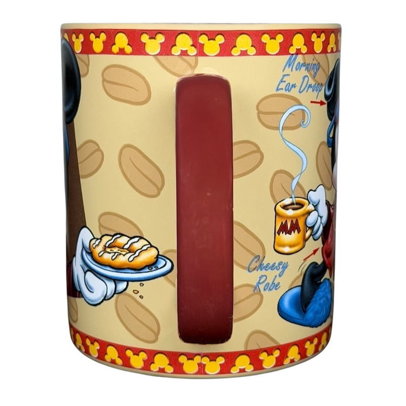 Disney Mickey Mouse Mornings Aren't Pretty jumbo mug featuring playful graphics and a spacious design