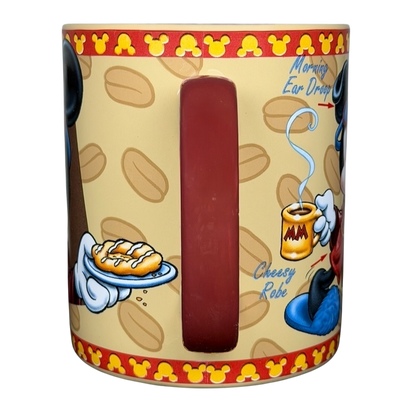 Disney Mickey Mouse Mornings Aren't Pretty jumbo mug featuring playful graphics and a spacious design