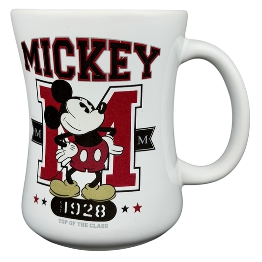 Mickey Mouse Top of The Class 1928 mug featuring a classic design and vibrant colors