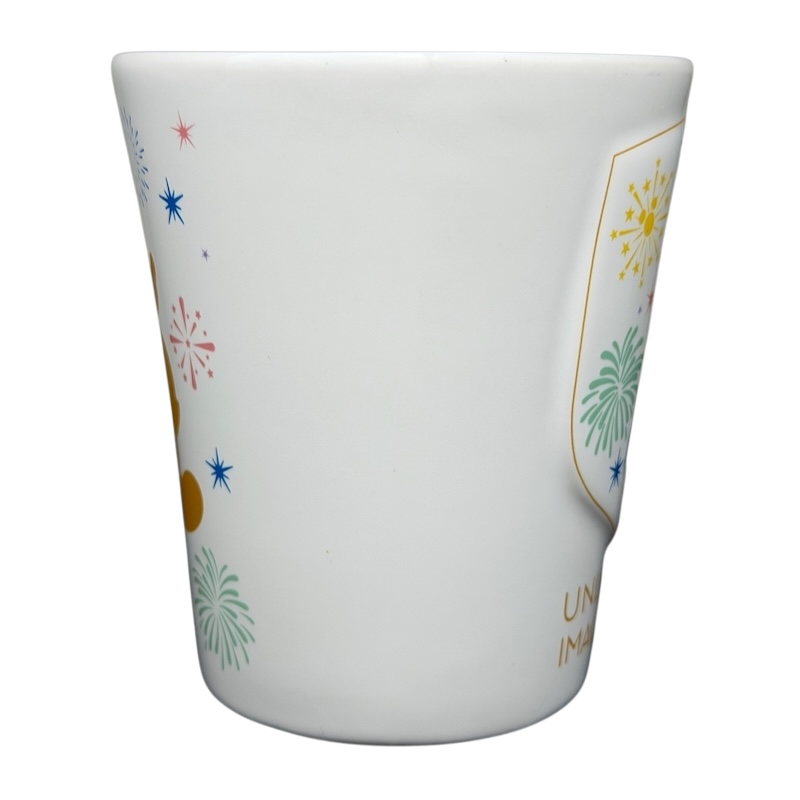 Mickey Mouse Unlock Your Imagination Fireworks Mug Disney Parks with colorful fireworks design