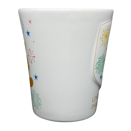 Mickey Mouse Unlock Your Imagination Fireworks Mug Disney Parks with colorful fireworks design