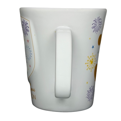 Mickey Mouse Unlock Your Imagination Fireworks Mug Disney Parks featuring colorful designs and fireworks