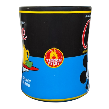 Colorful Mickey's Really Swell Coffee Disney Blend Mickey Mouse Mug featuring iconic Disney graphics