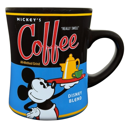Mickey's Really Swell Coffee Disney Blend Mickey Mouse Mug featuring classic cartoon design and vibrant colors