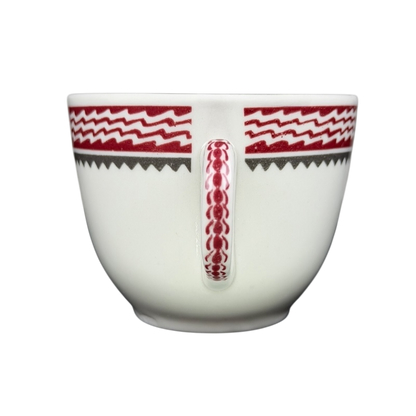 Mimbreno Santa Fe Replica Mug from Otagiri featuring a traditional red and white design