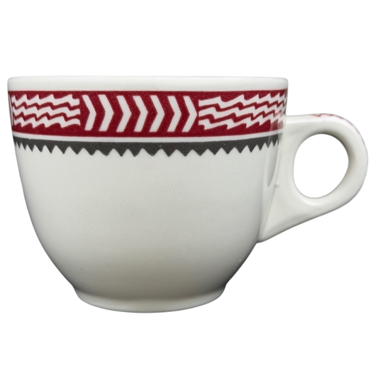 Otagiri Mimbreno Santa Fe Replica Mug with Traditional Patterns in Red and Black