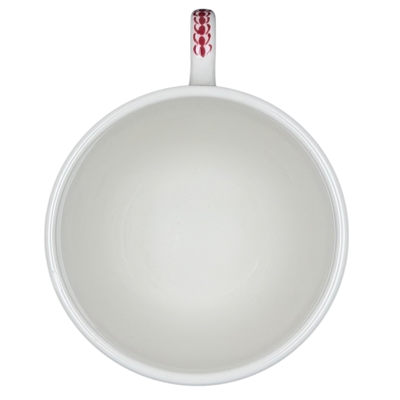 Inside view of Otagiri Mimbreno Santa Fe Replica Mug with a smooth ceramic finish