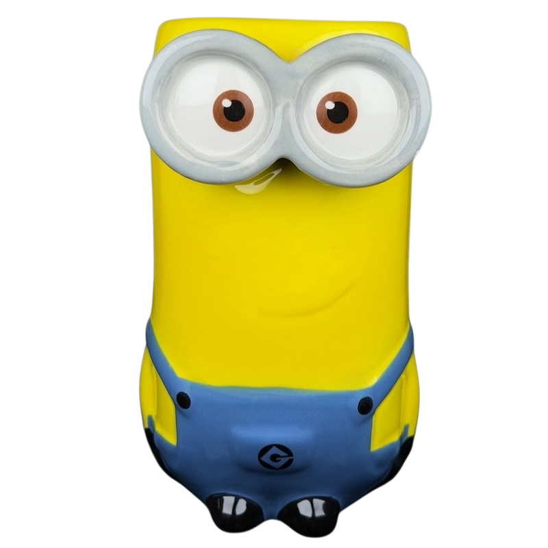 Minion Kevin 3D mug crafted in vibrant yellow with adorable cartoon features for fans of the Minions