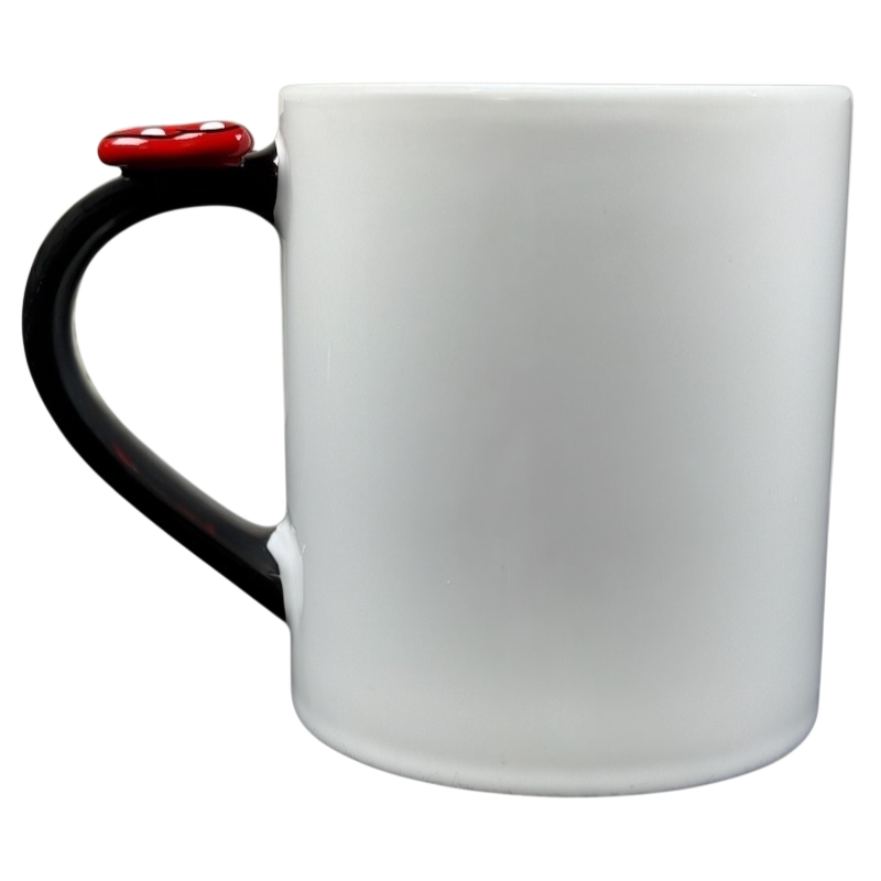 Minnie Mouse 3D bow collectible mug featuring a unique bow handle design for Disney fans