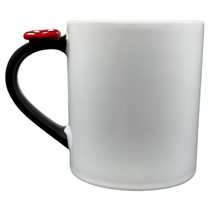 Minnie Mouse 3D bow collectible mug featuring a unique bow handle design for Disney fans