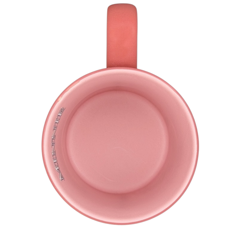 Pink Minnie Mouse 5 Poses Disneyland Mug with a comfortable handle for sipping beverages