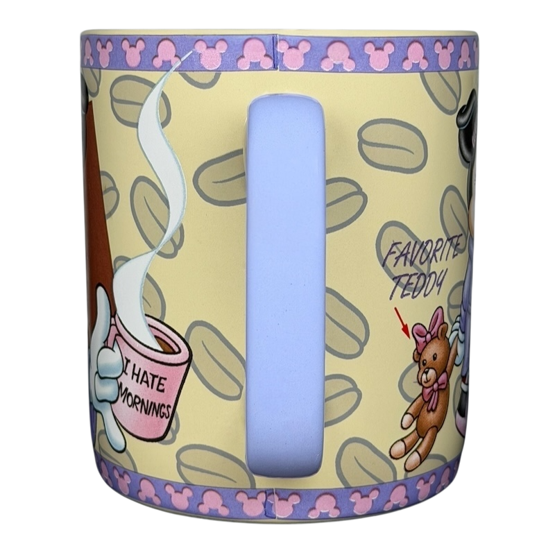 Minnie Mouse mornings aren't pretty jumbo mug featuring colorful designs and a fun message for coffee lovers
