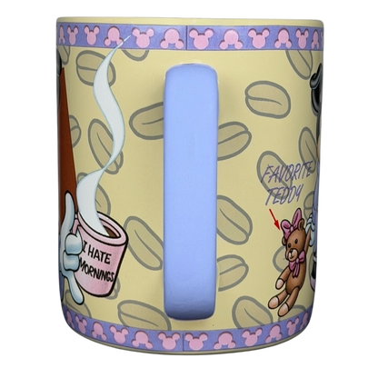 Disney Minnie Mouse mornings aren't pretty jumbo mug with cute designs and pastel colors