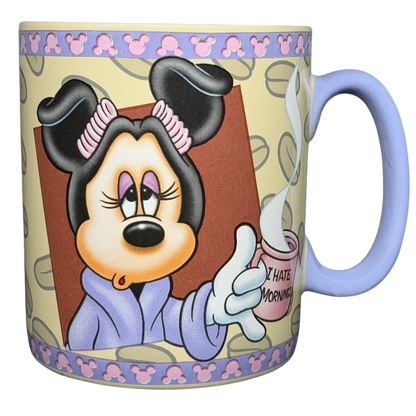Minnie Mouse mornings aren't pretty jumbo mug featuring a cute design with a cheerful Minnie