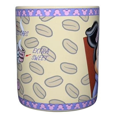 Disney Minnie Mouse mornings aren't pretty jumbo mug with playful coffee design and colorful graphics