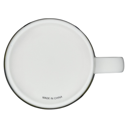 Bottom view of Mofusand Shark Nyan Mug Family Mart showing a clean white surface with a handle