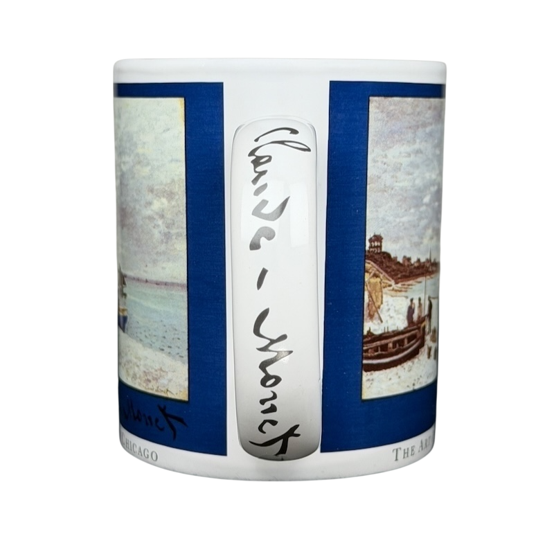 Copco Monet The Beach at Sainte-Adresse mug featuring beautiful artwork and signature design