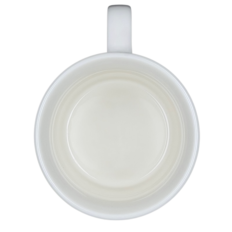 My Gift To You Cat Mug Fred in white, featuring a smooth interior and elegant design