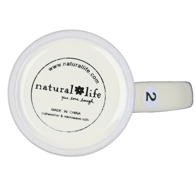 Natural Life Come Home For Love mug with a cheerful design perfect for cozy beverages