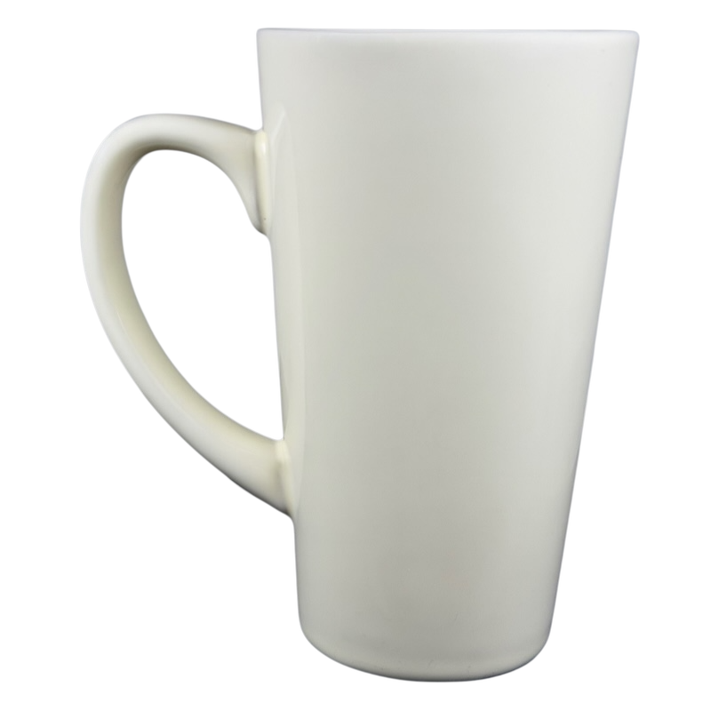 Natural Life Come Home For Love mug in white ceramic with a tall, stylish design