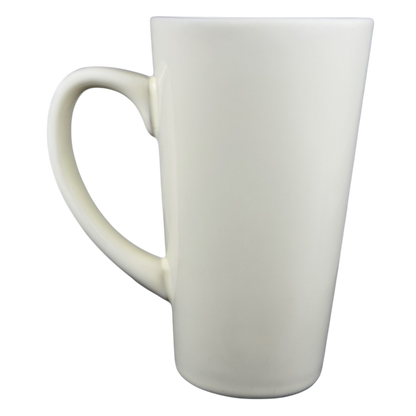 Natural Life Come Home For Love mug in white ceramic with a tall, stylish design