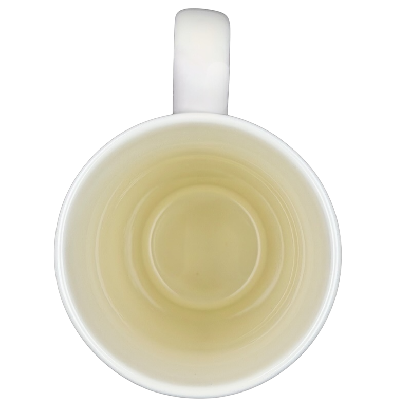 Natural Life Come Home For Love mug with a simple white interior and glossy finish