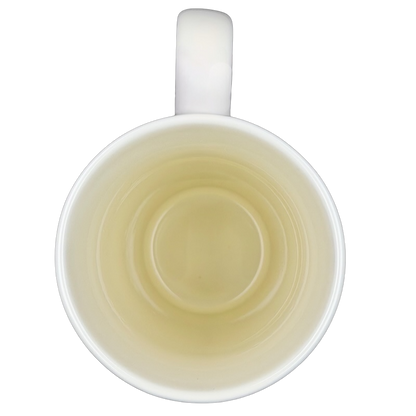 Natural Life Come Home For Love mug with a simple white interior and glossy finish