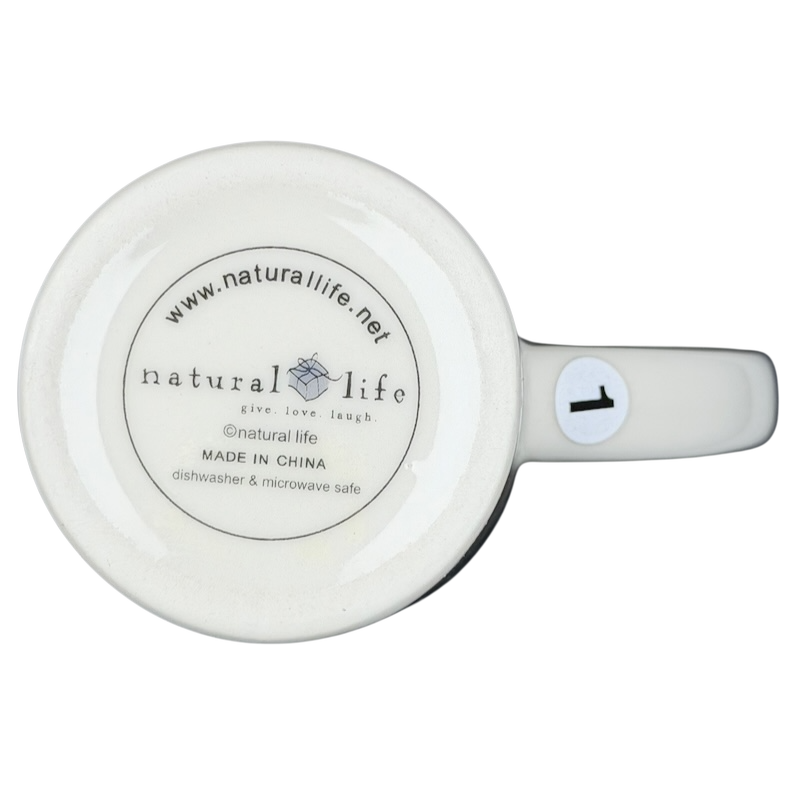 Natural Life Dance as if no one were watching mug featuring a clean, sturdy design for everyday use