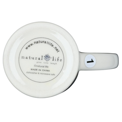Natural Life Dance as if no one were watching mug featuring a clean, sturdy design for everyday use