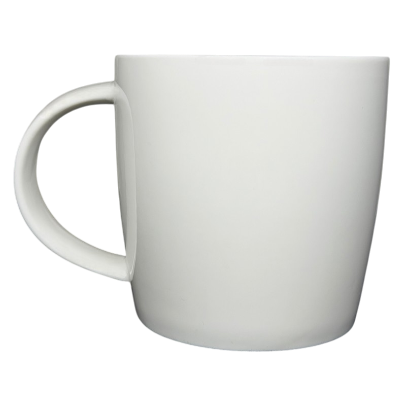 I Am Grateful For Letter 'L' Monogram Mug Natural Life in a sleek white design, perfect for daily use