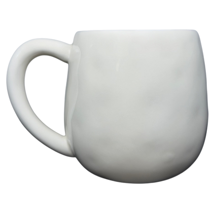 White ceramic Letter 'J' Monogram Initial Cup Of Happy Mug Natural Life for personalized gifting