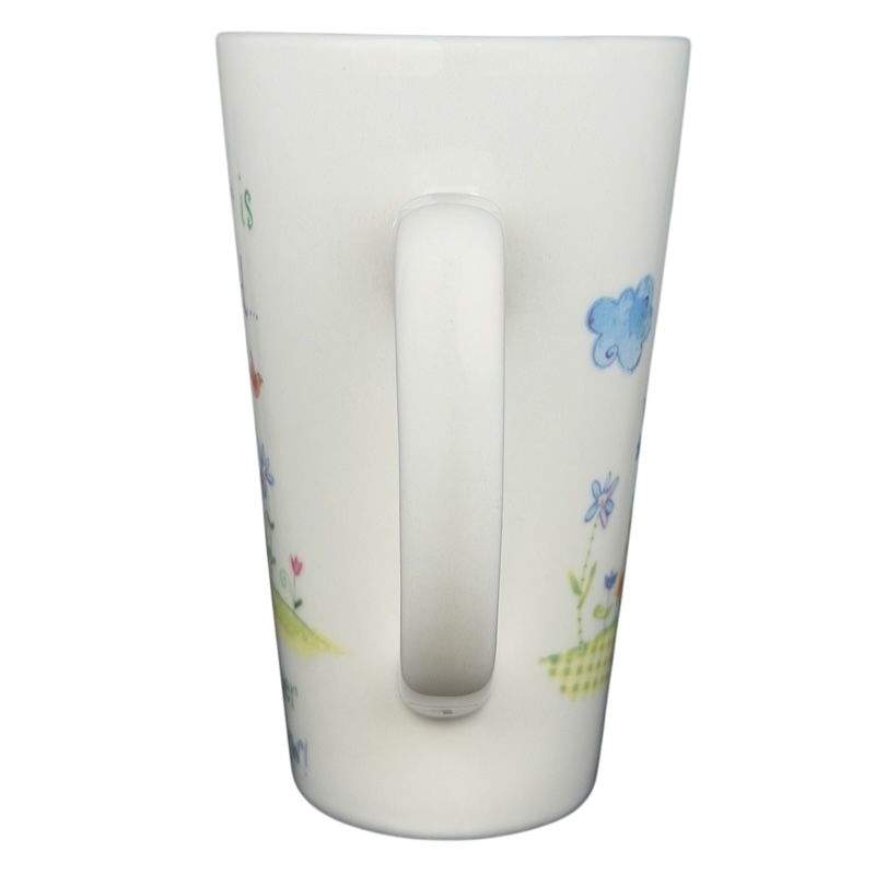 Natural Life mother is a friend mug featuring colorful designs and a tall, sleek shape
