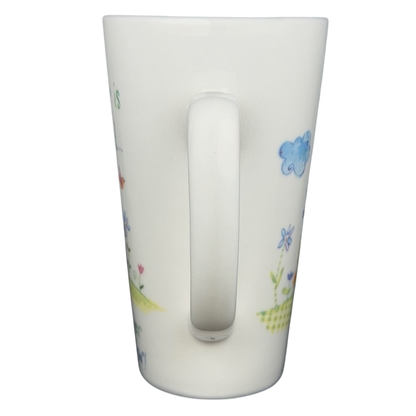 Natural Life mother is a friend mug featuring colorful designs and a tall, sleek shape