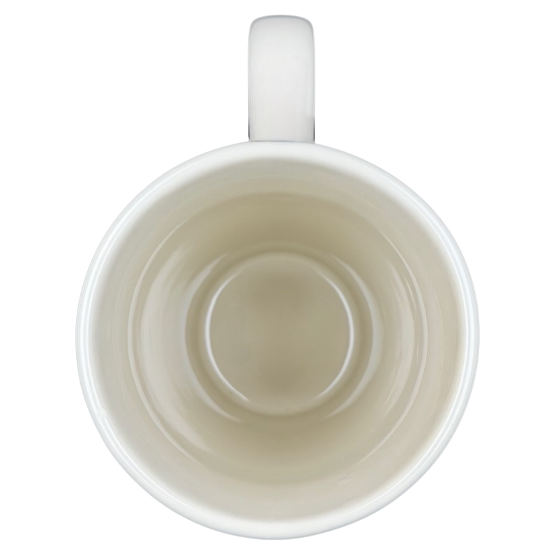 Natural Life Sisters Are Friends Forever mug with a smooth, clean interior design