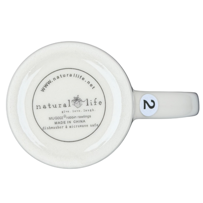 Natural Life Sisters Are Friends Forever mug with a classic design and a white finish