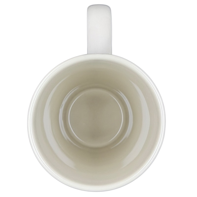 Natural Life There's an Angel Watching Over You mug with a simple white interior view