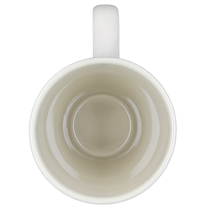 Natural Life There's an Angel Watching Over You mug with a simple white interior view